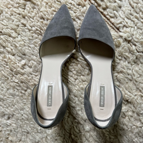 Giorgio Armani Grey Suede Shoes - Picture 6 of 11